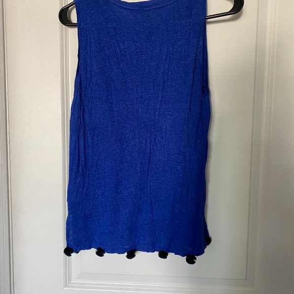 J Crew Muscle Tee with Pom Pom Detail - Picture 5 of 5